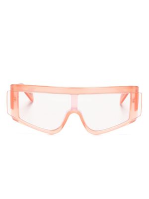 Retrosuperfuture lunettes de soleil Zed à monture géométrique - Orange