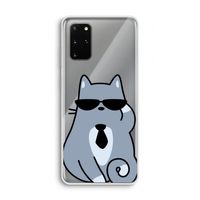 Cool cat: Samsung Galaxy S20 Plus Transparant Hoesje