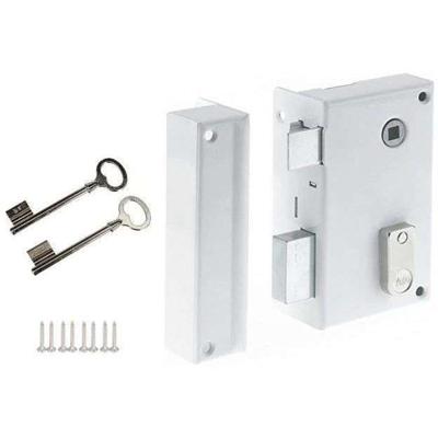 Slot - YALE - YAV37G - Verticale volgwandlamp links - Wit - 2 sleutels meegeleverd - Rooster en poort