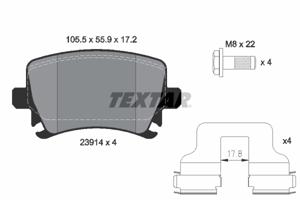 Textar Remblokset 2391401