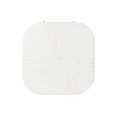Wanddecoratie Home ESPRIT Wit Modern Verouderde afwerking 89 x 3 x 89 cm