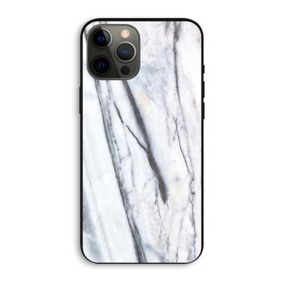 Gestreepte marmer: iPhone 12 Pro Max Biologisch afbreekbaar hoesje
