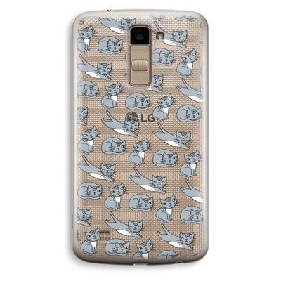 Poezen: LG K10 (2016) Transparant Hoesje