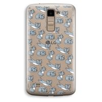 Poezen: LG K10 (2016) Transparant Hoesje