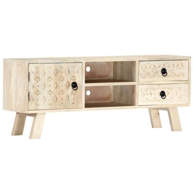 Tv-meubel 110x30x44 cm massief mangohout