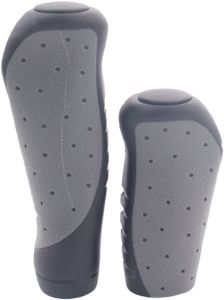 Edge Ergo city handvatten - 135 + 92mm - zwart-grijs