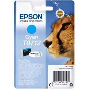 Epson C13T07124022 5.5ml 495pagina's Cyaan inktcartridge