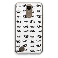 Eye pattern #2: LG K10 (2017) Transparant Hoesje Eye pattern #2: LG K10 (2017) Transparant Hoesje
