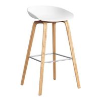 HAY About a Stool AAS32 Barkruk - H 75 cm - Oak - White