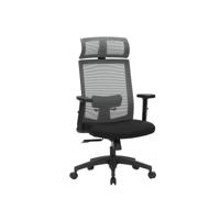 Bureaustoel met mesh bekleding, Grijs Bureaustoel met mesh bekleding, Grijs