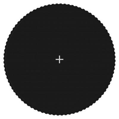Springmat voor 15 feet/4,57 m ronde trampoline stof zwart