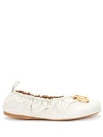 JW Anderson ballerines JWA en cuir - Blanc - thumbnail