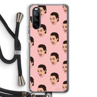 Ugly Cry Call: Sony Sony Xperia 10 III Transparant Hoesje met koord