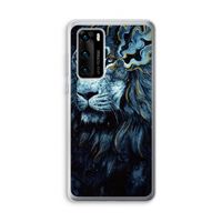 Darkness Lion: Huawei P40 Transparant Hoesje