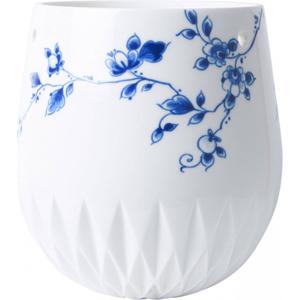 Heinen Delfts Blauw Hangende bloempot 'Vouw'