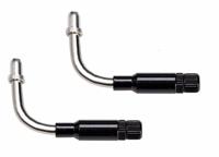 Elvedes verstelbare v-brake bochtjes 90° rvs kort model (2 stuks)