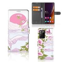 Samsung Galaxy Note20 Ultra | Telefoonhoesje | Met pasjeshouder | Bird Standing