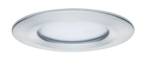 Paulmann LED-inbouwlamp voor badkamer Set van 3 stuks 18 W Aluminium (geborsteld)