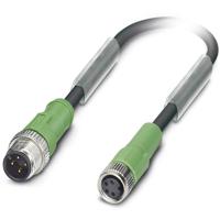 Phoenix Contact 1693076 Sensor/actuator connector, geassembleerd M8 Aantal polen (sensoren): 4 Stekker, recht, Bus, recht 0.60 m 1 stuk(s)