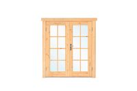 Dubbele deur DL8 159x188 cm- - Hout- Tuindeco