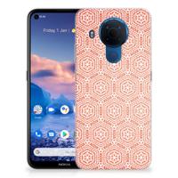 Nokia 5.4 | TPU bumper | Pattern Orange
