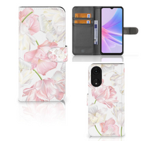 OPPO A78 5G | A58 5G Hoesje Lovely Flowers - thumbnail