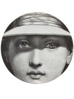 Fornasetti assiette imprimée - Noir