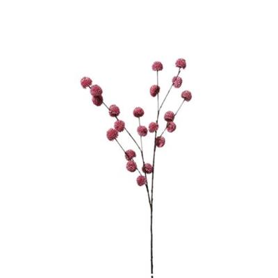 Kunsttak pompom licht paars 100cm