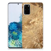 Samsung Galaxy S20 Plus | TPU | Siliconen hoesje | Marmer Creme