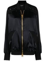 TOM FORD veste bomber en soie - Noir