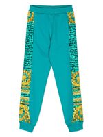 Versace Kids pantalon de jogging à détails de sangles - Vert