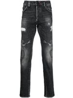 Philipp Plein jean à effet usé - Gris - thumbnail