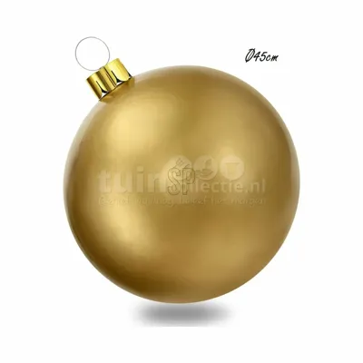 Opblaasbare Kerstbal Ø45cm Goud