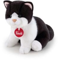Trudi kitten brad black/white: 16x19x22 cm (s-21040)