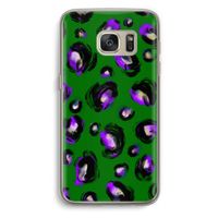 Green Cheetah: Samsung Galaxy S7 Transparant Hoesje Green Cheetah: Samsung Galaxy S7 Transparant Hoesje