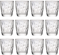 Bormioli Rocco Glazenset - Waterglazen - Transparant - Diamond - 300 ml - 12 stuks