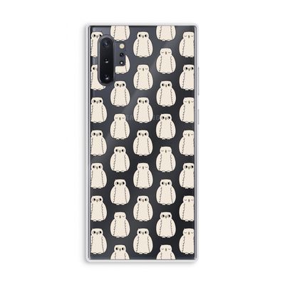 Uilen: Samsung Galaxy Note 10 Plus Transparant Hoesje