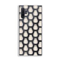 Uilen: Samsung Galaxy Note 10 Plus Transparant Hoesje
