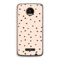 Kleine kattenkopjes: Motorola Moto Z Force Transparant Hoesje