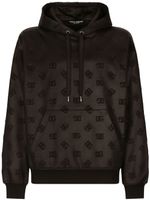 Dolce & Gabbana hoodie à logo embossé - Noir