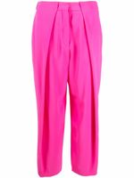 Balmain pantalon plissé à taille haute - Rose