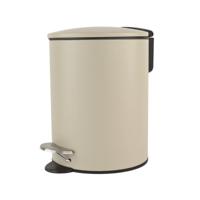 Nordix Pedaalemmer - 3 Liter - Badkamer - Toilet - Beige - Metaal - thumbnail
