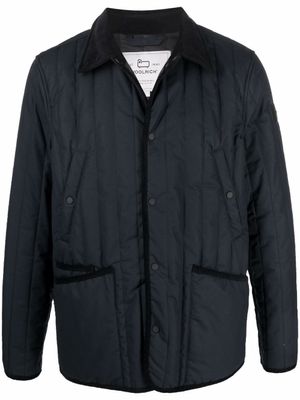 Woolrich x British Millerain Barrier veste matelassée - 3989 MELTON BLUE