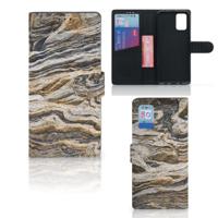 Samsung Galaxy A02s | M02s | Bookcase | Steen | Portemonnee hoesje