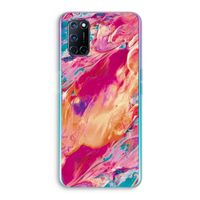Pastel Echoes: Oppo A52 Transparant Hoesje