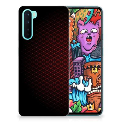 OnePlus Nord | TPU bumper | Geruit Rood