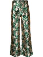 DESTREE Yoshitomo jacquard straight-leg trousers - Tons neutres