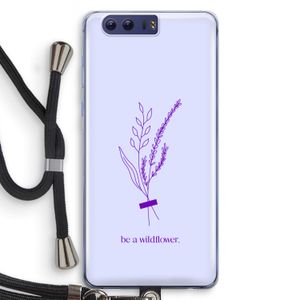 Be a wildflower: Honor 9 Transparant Hoesje met koord