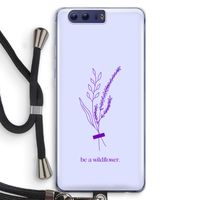 Be a wildflower: Honor 9 Transparant Hoesje met koord