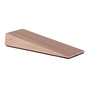 Deltafix Deurwig - hout - anti-slip - 12 x 2 cm - deurstopper   -